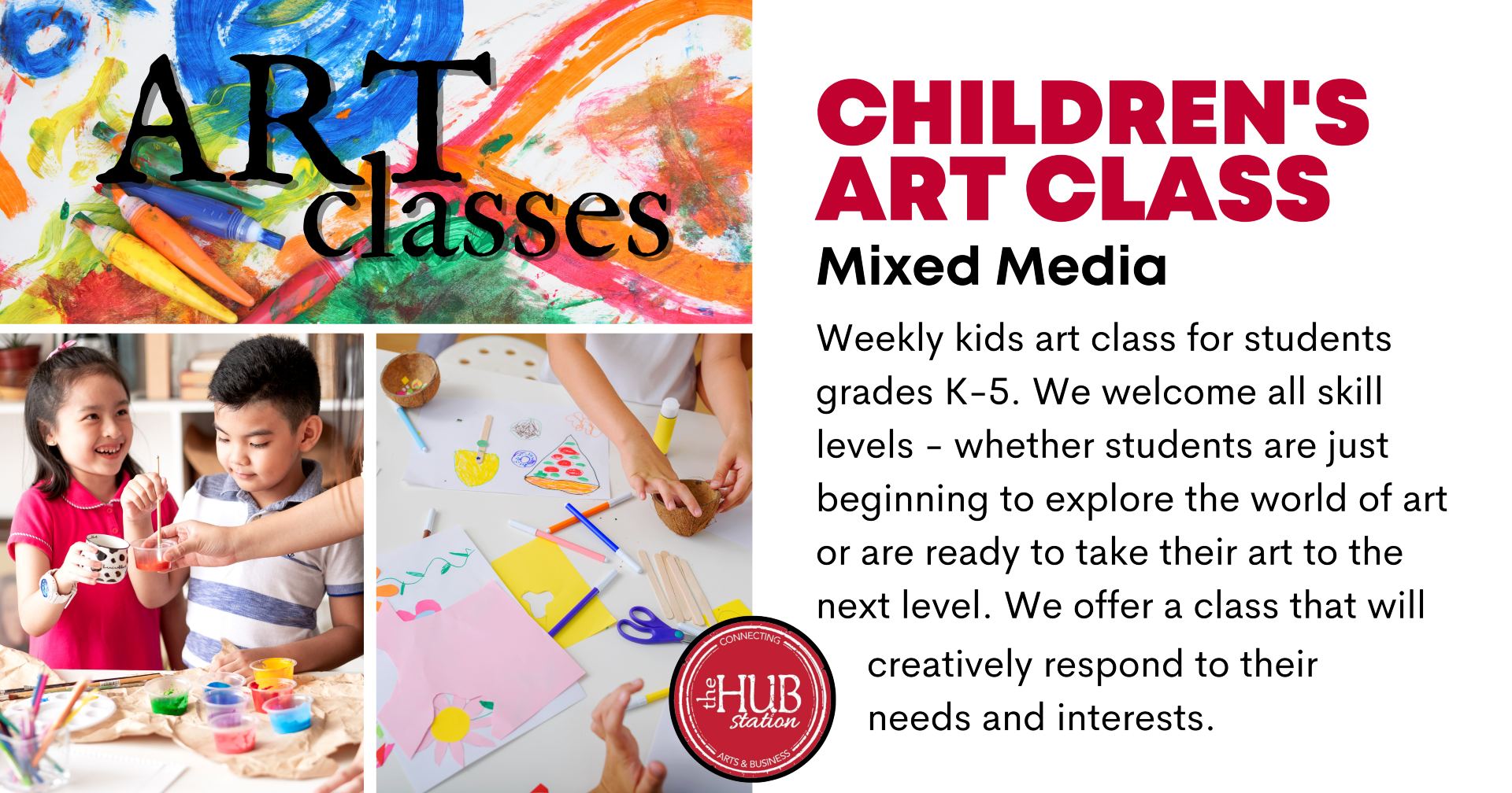 Children’s Art Class – Mixed Media