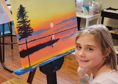 Rozzy Smith Artist Acrylic Art Classes for Kids in Hudson HUB