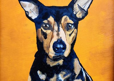 Rozzy Smith Pet Portrait Comission Hudson HUB Local Art